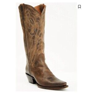 New Shyanne Tess TALL Western Boots Brown Womens SIZE 8 SNIP TOE Country Cowboy